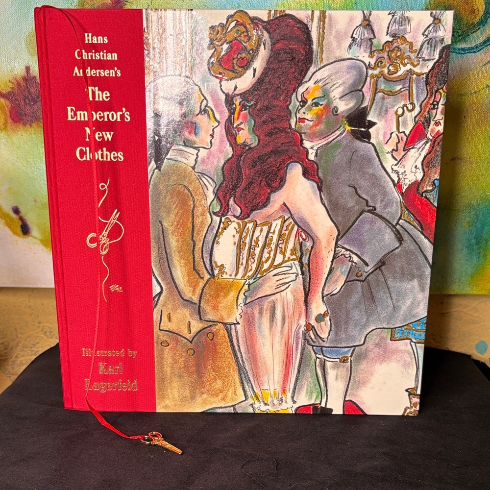 Karl Lagerfeld The Emperor's New Clothes Illustrated Book Rare First Edition